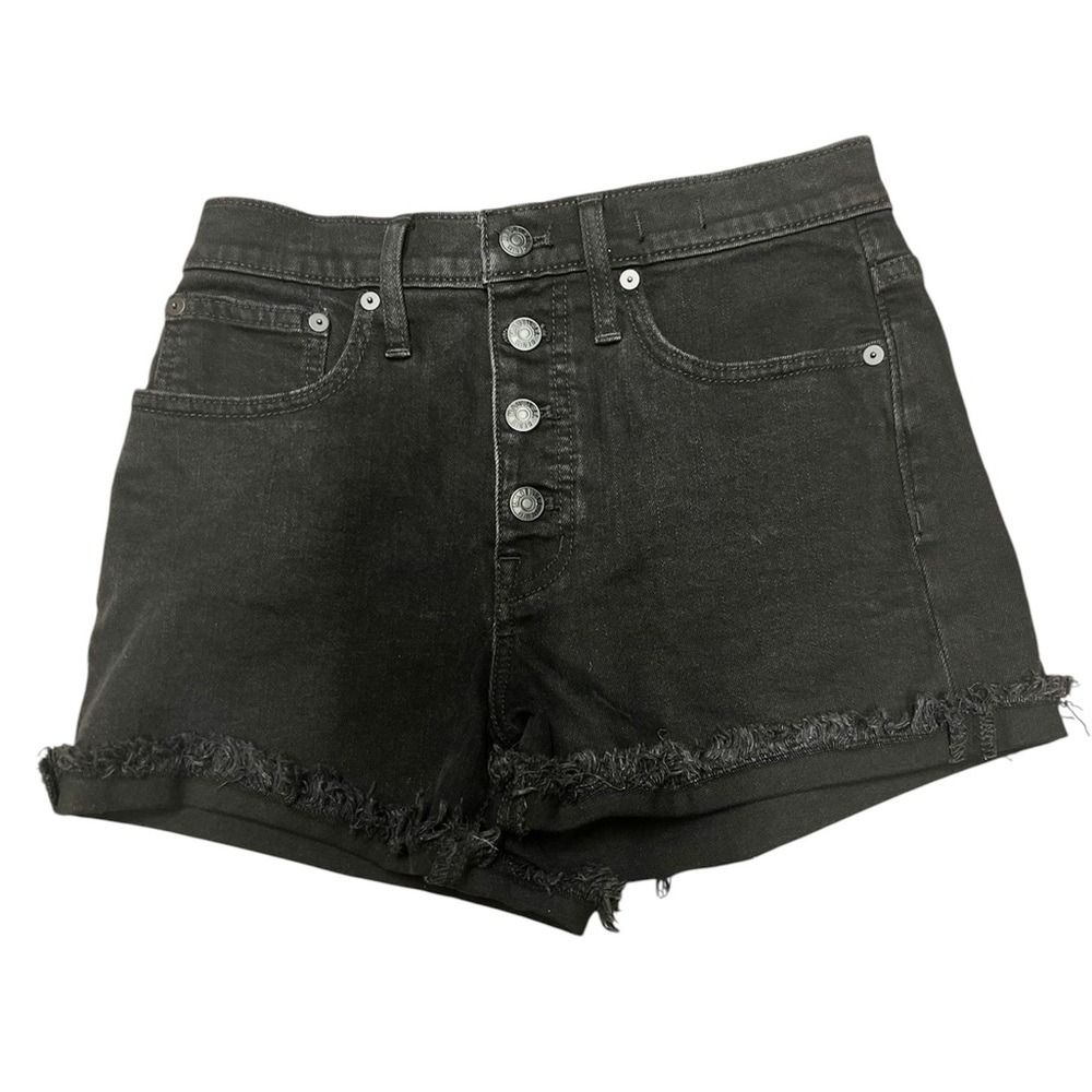 Madewell
"High-Rise Button-Fly
Denim Shorts" 
Size 24